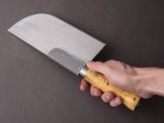 K Sabatier - Straight Leaf Cleaver - Carbon - 850g - Boxwood Handle Online Hot Sale