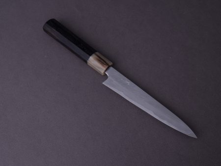 Hitohira - Tanaka x Kyuzo - Blue #1 - Migaki - 150mm Petty - Taihei Ebony Handle Supply