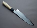 Hitohira - Gorobei x Kyuzo - White #2 Damascus - 240mm Gyuto - Magnolia Handle Supply