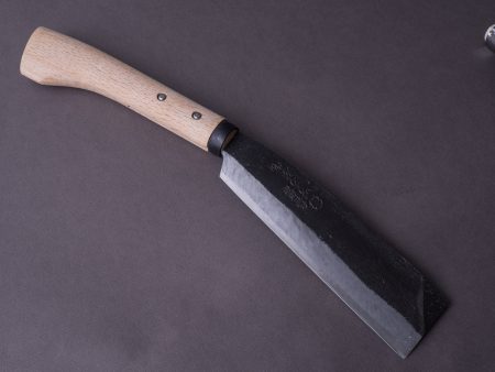 Ajikataya - Old Style Hatchet - Kurouchi - 180mm - Ho Wood Handle - Double Bevel Cheap