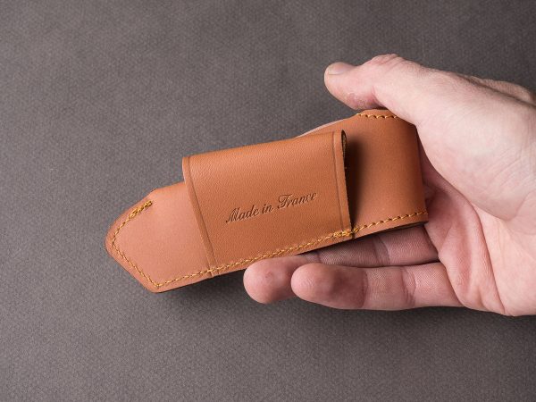 Coutellerie Chambriard - Leather Belt Case - Cognac Hot on Sale