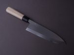 Hitohira - Kikuchiyo x Manzo - Blue #2 - 210mm Deba - Ho Wood Handle - Saya Online Hot Sale