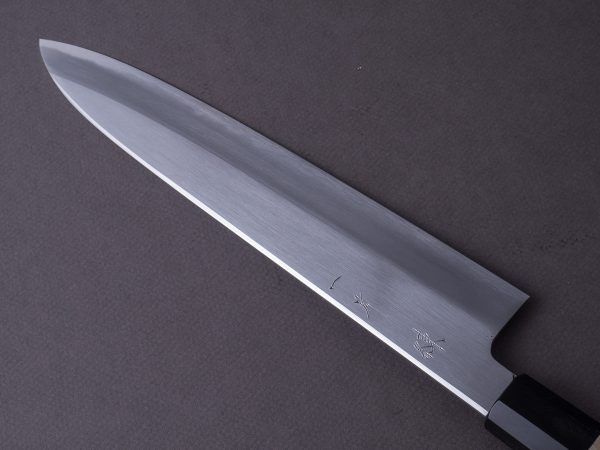 Hitohira - Kikuchiyo x Ren - White #2 - 240mm Gyuto - Ho Handle Sale