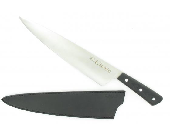 K Sabatier - 200 Range - 14C28N - 9.5  Chef - G10 Handle - Leather Sleeve Hot on Sale