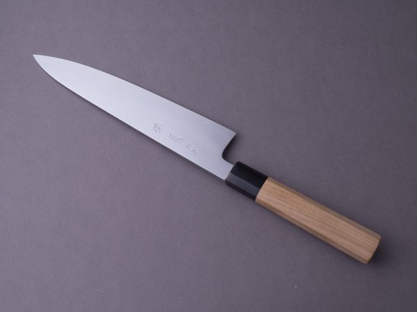 Sakai Kikumori - Gokujyo - White #2 - Gyuto - 240mm - Magnolia Handle on Sale