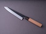 Hitohira - Kikuchiyo x Kyuzo - White #2 - Kurouchi - 210mm Gyuto - Cherry Handle on Sale