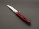 lionSTEEL - SOLID Folding Knife - Frame Lock - Skinny - MagnaCut - 85mm - Red Aluminum Handle Discount