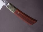 Zay Knives - 1084 Carbon - 160mm Honesuki - Dyed & Stabilized Curly Maple Handle Sale