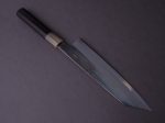 Hitohira - Togashi - White #1 - Stainless Clad - Mirror Polished - 240mm Kiritsuke Gyuto - Taihei Makassar Ebony Handle Cheap