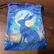 Tarot   Oracle Deck Bag - Moon and Bunny 5 x 7 For Discount