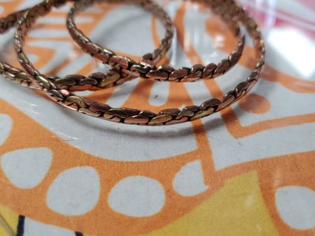 Copper Brass Braid Cuff Bracelet 1 8th   For Cheap