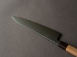 Hitohira - Futana - Super Blue - Migaki - 210mm Gyuto - Cherry Handle Online now