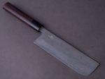 Hitohira - GR - Blue #2 Damascus - 165mm Nakiri - Rosewood Handle Cheap