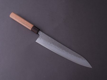 Hitohira - Futana - S3 - Nashiji - 240mm Gyuto - Cherry Wood Handle on Sale