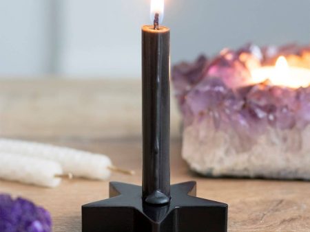 Black Star Spell Candle Holder For Discount