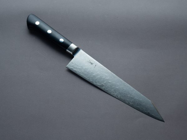 Hitohira - FJ - SG2 Nickel Damascus White - 210mm Kiritsuke Gyuto - Linen Micarta Handle Hot on Sale