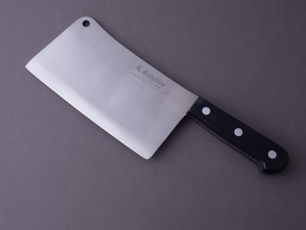 K Sabatier - Authentique - INOX - 7  Meat Cleaver - Western Handle Online Sale