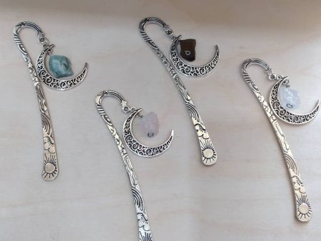 Handmade Gemstone Moon Bookmark Sale