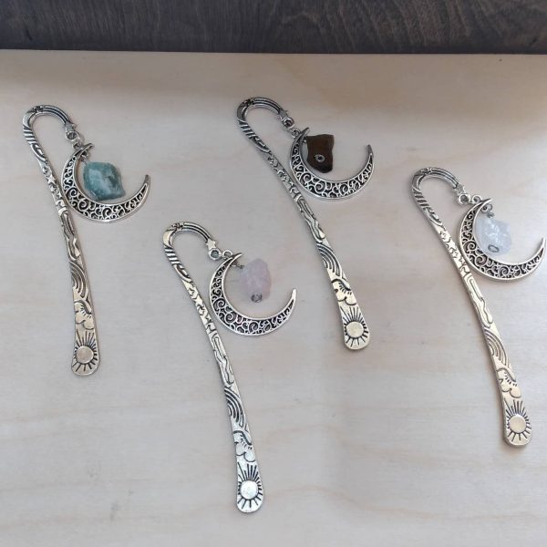 Handmade Gemstone Moon Bookmark Sale