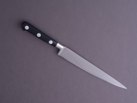 K Sabatier - Authentique 1834 Ltd - Stainless - 8  Slicer - Western Handle - Leather Sheath Online now