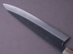 Hitohira - Tanaka x Kyuzo - Blue #1 Kurouchi - 240mm Gyuto - Rosewood Handle - Saya For Sale