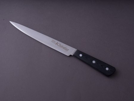 K Sabatier - 200 Range - 14C28N - 7  Fillet - G10 Handle - Leather Sleeve Supply