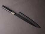 Hitohira - Togashi - White #1 - Stainless Clad - Kurouchi - 270mm Gyuto - Taihei Ebony Handle on Sale