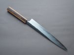 HADO - Sumi - Blue #1 - Damascus Kurouchi - 270mm Sujihiki - Oak and Cherry Bark Handle Hot on Sale