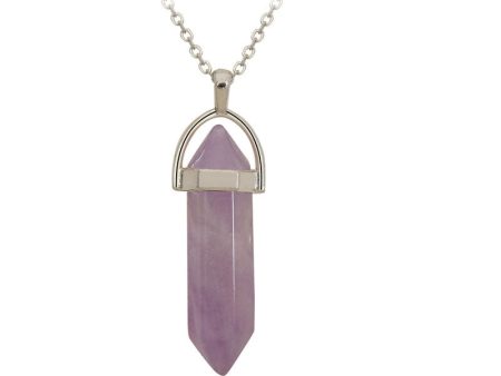 Bi - Point Gemstone Pendants - Amethyst Cheap