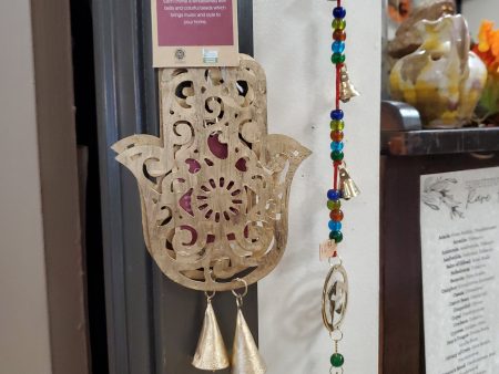 Small Hamsa Ribbon Wind Chime Online Hot Sale