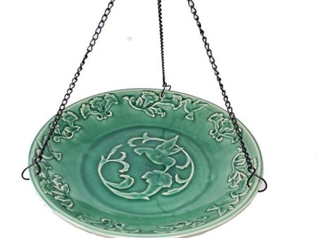 Bird Bath Ceramic Hanging Hummingbird Online now