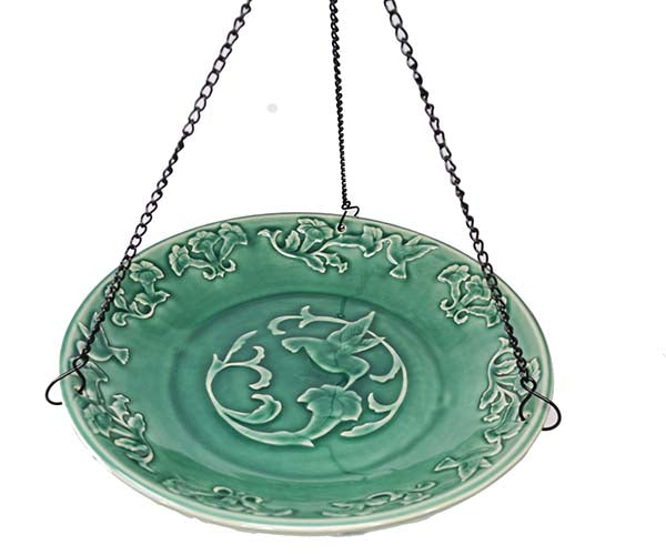 Bird Bath Ceramic Hanging Hummingbird Online now