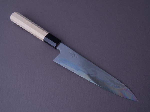 Takada no Hamono - Blue #2 - Suiboku - 210mm Gyuto - Ho Wood Handle on Sale