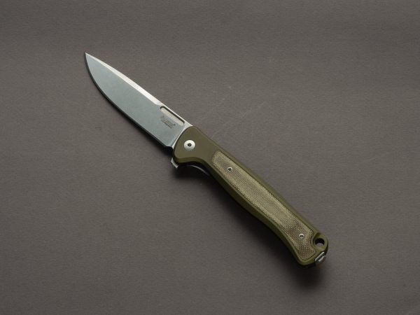 lionSTEEL - SOLID Folding Knife - Frame Lock - Skinny - MagnaCut - 85mm - Green Aluminum Handle Online