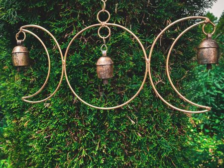 Triple Moon Wind Chime Online Hot Sale