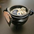 Wisdom - Cauldron Crystal Candle, Lapis Supply