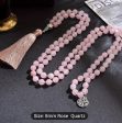 Rose Quartz 108 Bead Mala (Knotted) Sale