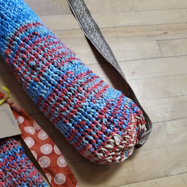 Knit Recycled Materials Yoga Mat Bags Cheap