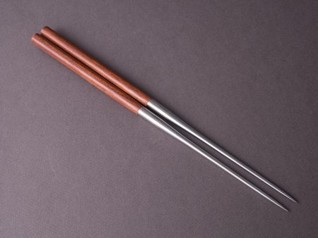 Hitohira - Moribashi Plating Chopsticks - 120mm - Round Satine Online Hot Sale