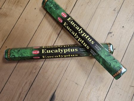 HEM Eucalyptus Incense Sticks - 20 Pack Online Hot Sale