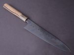 Hitohira - Togashi x Yohei - White #1 - Mizu Honyaki - 240mm Gyuto - Kurokaki Persimmon Handle Hot on Sale