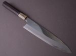 Hitohira - Togashi - White #1 - Stainless Clad - Mirror Polished - 240mm Gyuto - Taihei Rosewood Handle Online