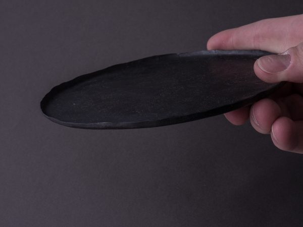 Kanatoko - Hand Forged Iron Plate - Waxed - 145mm on Sale