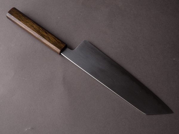 Sakai Kikumori - Asagiri - White #2 Stainless Clad - Kasumi - 225 Kiritsuke Gyuto - Black Lacquered Oak Handle Fashion