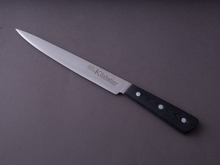 K Sabatier - 200 Range - 14C28N - 10  Slicer - G10 Handle - Leather Sleeve Hot on Sale