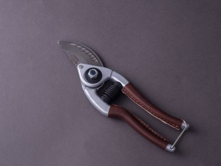 Arno - Secateur (Shears) - Leather Handle - 20cm For Sale