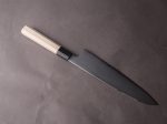 Hitohira - Gorobei x Rikichi - White #2 Kasumi - 240mm Gyuto - Ho Wood Handle Online