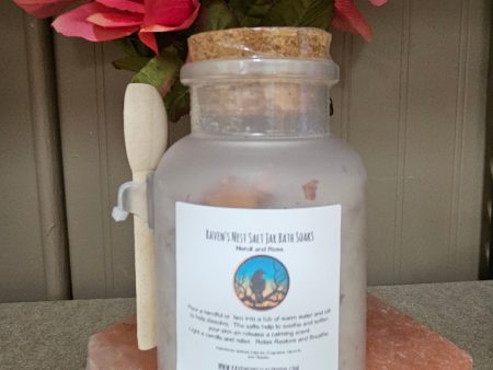 Raven’s Nest Neroli Rose Jar Bath Salts Sale