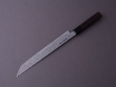 RYUSEN - BONTEN UNRYU WA - VG10 Damascus - Kengata Sujihiki - 240mm - Wenge Handle Online Hot Sale