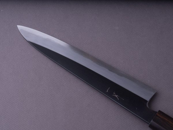 Hitohira - Kikuchiyo x Kyuzo - White #2 - Kurouchi - 210mm Gyuto - Cherry Handle on Sale